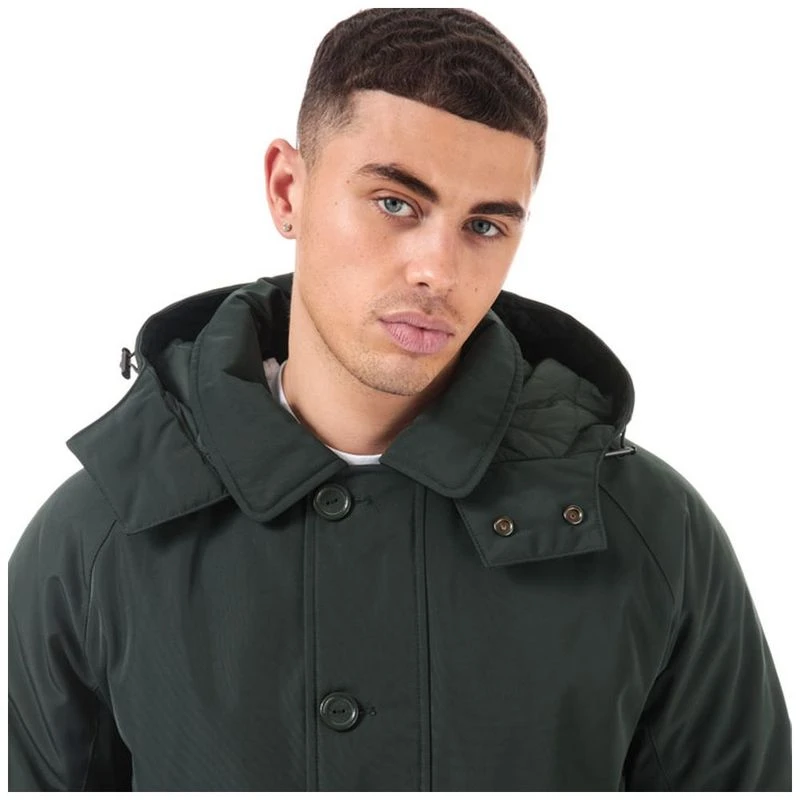 Henri Lloyd Mens Iconic Consort Hooded Oxford Jacket (Green Gable) | S