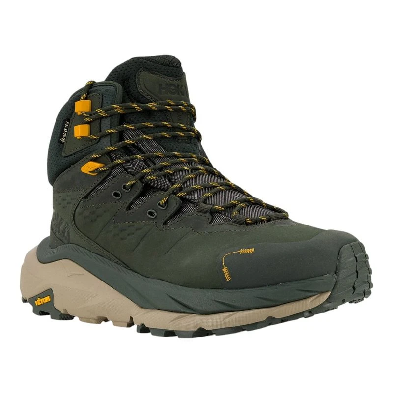 Hoka Mens Kaha 2 GTX Hiking Shoes (Green) | Sportpursuit.com display picture 3