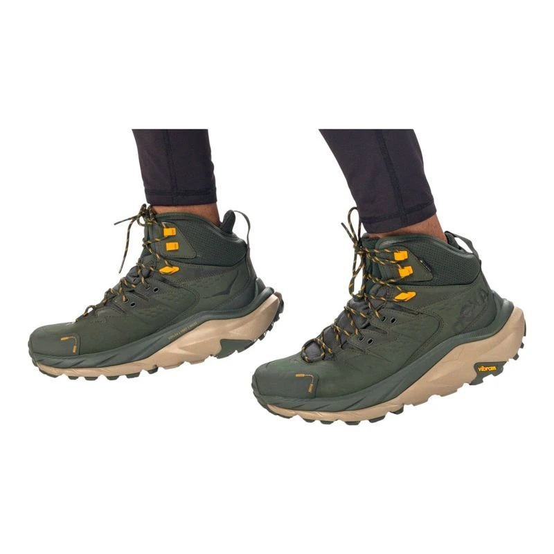 Hoka Mens Kaha 2 GTX Hiking Shoes (Green) | Sportpursuit.com display picture 1