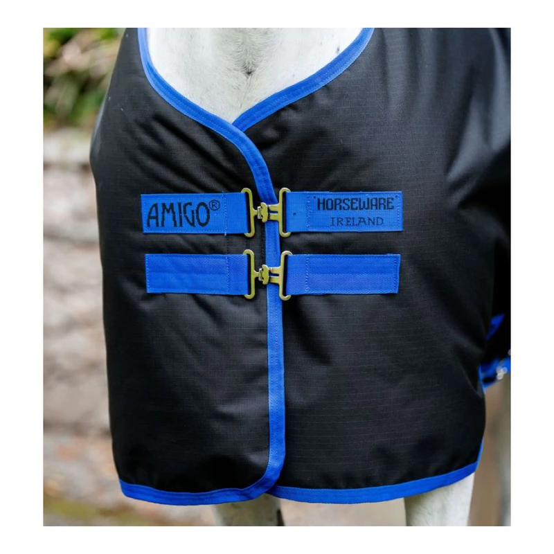 Horseware Amigo Ripstop Plus Petite 900D 100G Turnout Rug (Black/Class
