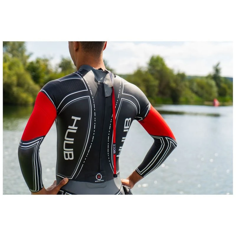 Huub Neoprenos Archimedes IV 3.5mm Hombres (Negro/Rojo) | privatesport