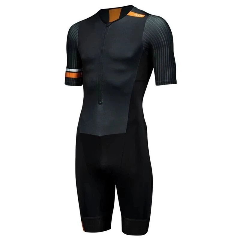HUUB VARIANT フルスーツ ST ブラック/オレンジ HUUB Mens Mittsu Club Aero Long Course Tri Suit (Black/Orange) | Sport