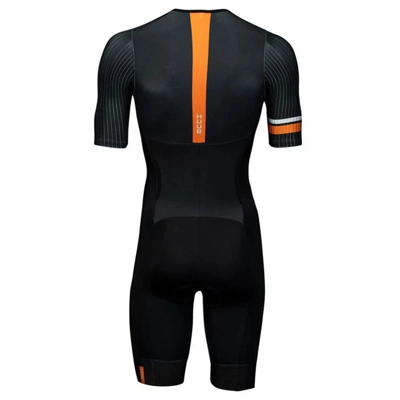 HUUB Mens Mittsu Club Aero Long Course Tri Suit (Black/Orange) | Sport