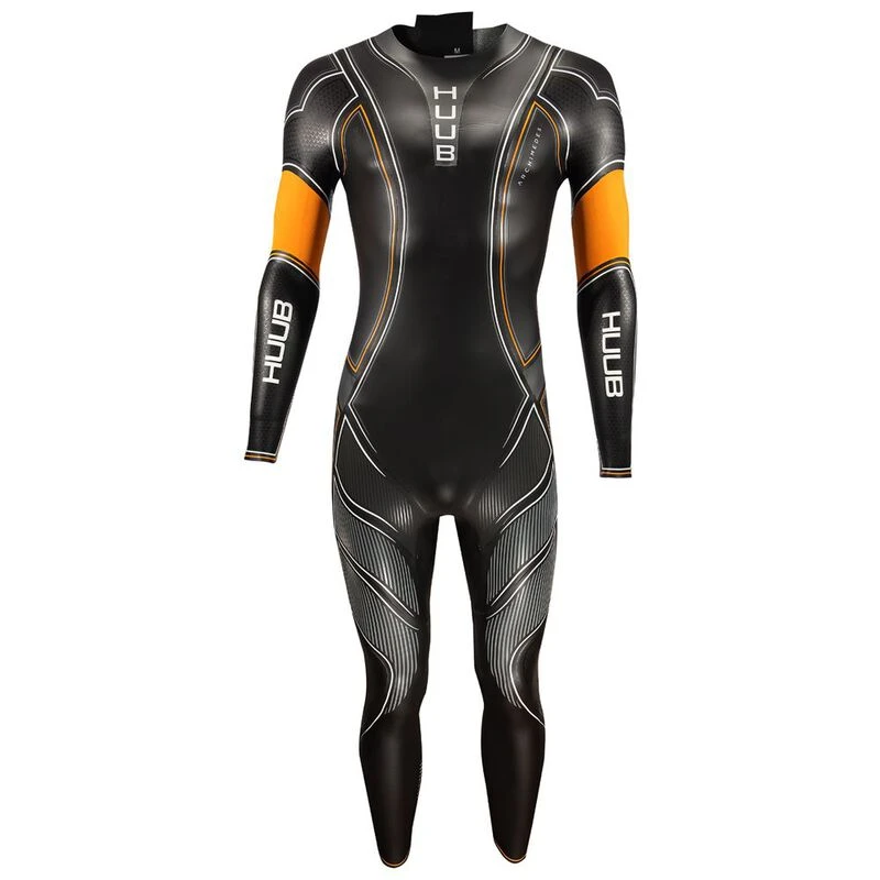 HUUB Mens Archimedes All Season IV 3.5 Wetsuit (Black/Orange) | Sportp