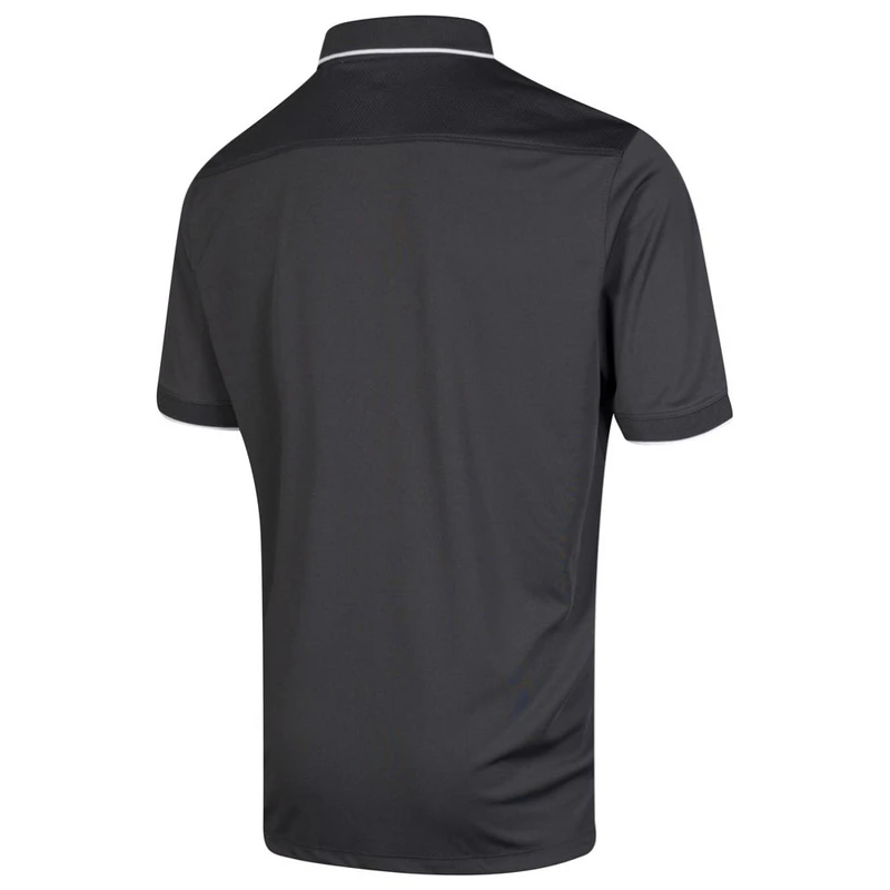 Island Green Golf Mens Back Yoke Detail Polo Shirt (Carbon Black) | Sp