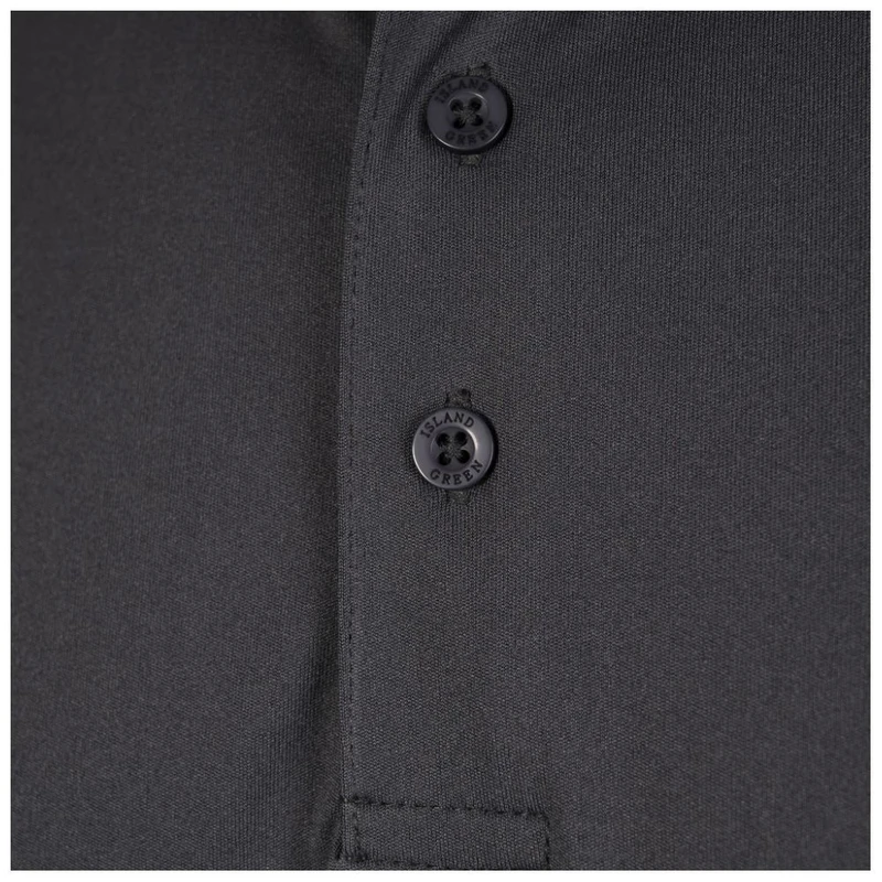Island Green Golf Mens Back Yoke Detail Polo Shirt (Carbon Black) | Sp Island Green Golf Mens Back Yoke Detail Polo Shirt (Carbon Black) | Sp