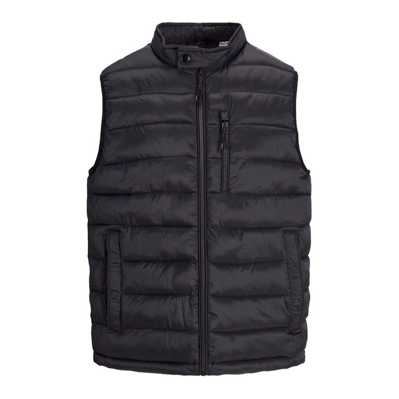 Gilet Homme Jack & Jones Noir Avec Capuche - Taille M (occasion Très Bon état)