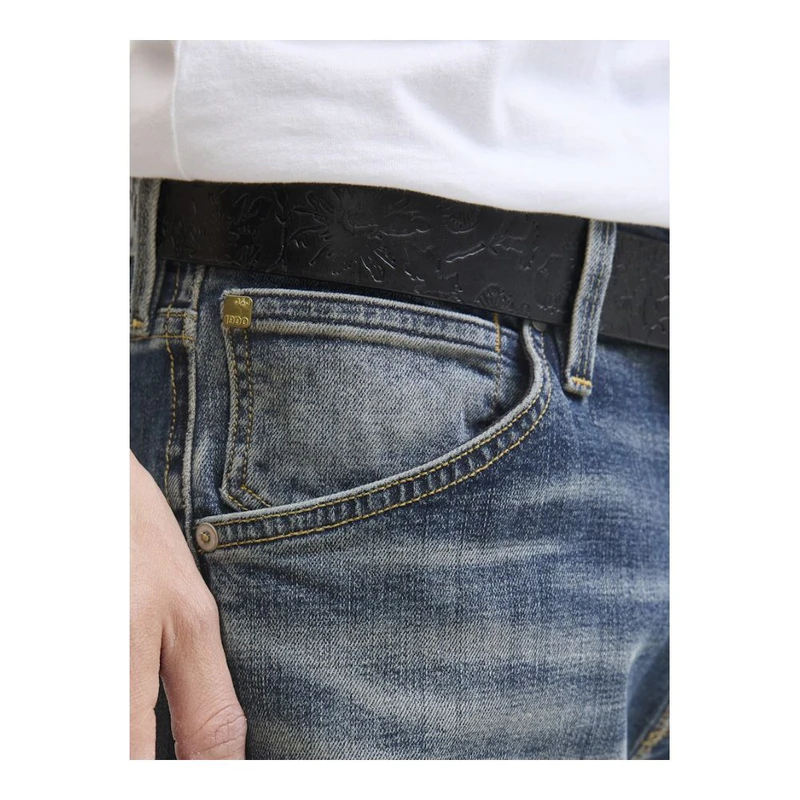 Fox Left Machine Jack Jones Mens Mike Fox CB 082 Jeans (Blue) | Sportpursuit.com