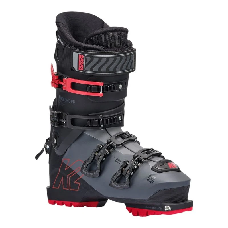 K2 Mens Mindbender 100 Mv Ski Boots (Black/Red) | Sportpursuit.com