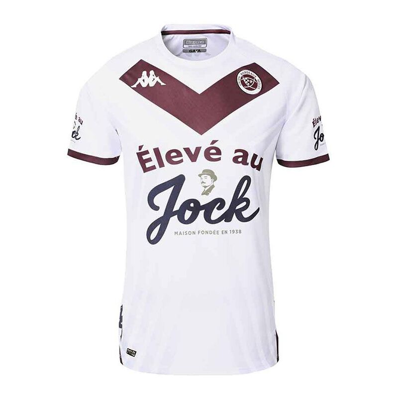 Kappa Maillot Kombat Away UBB Rugby 22/23 Homme Blanc - Taille XL