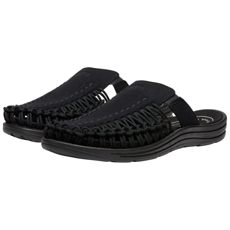 Keen Mens Uneek II Slide Sandals (Black/Black) | Sportpursuit.com