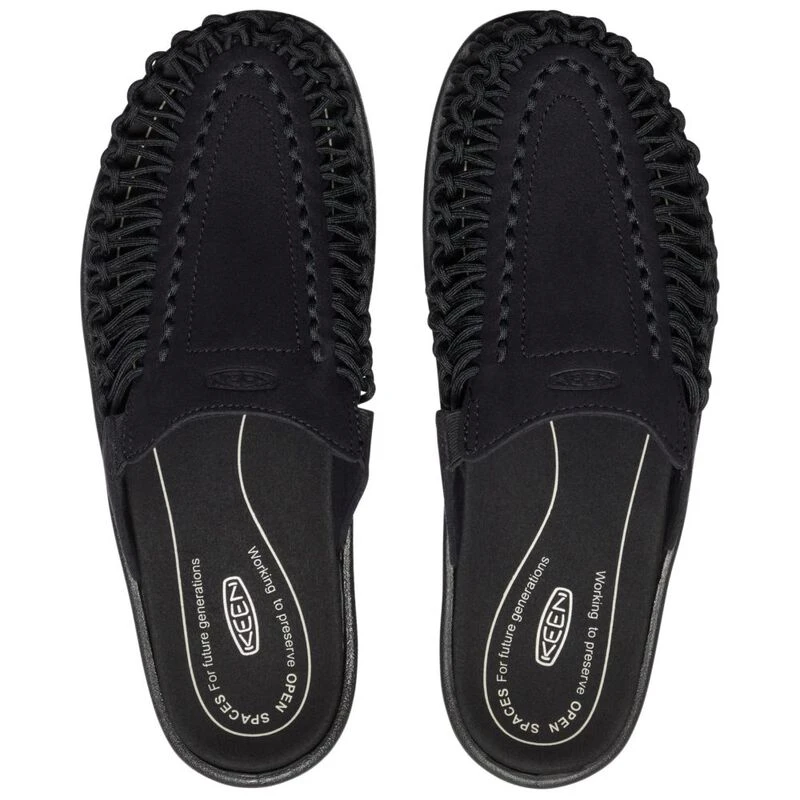 Keen Mens Uneek II Slide Sandals (Black/Black) | Sportpursuit.com