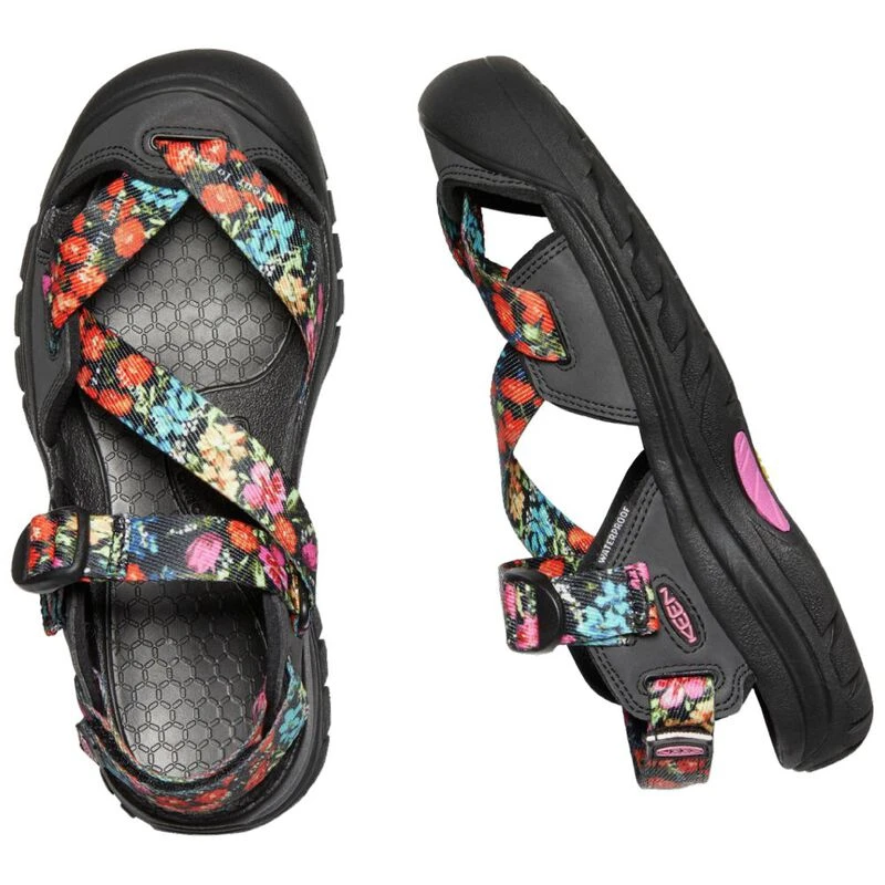 Keen Womens Zerraport II Sandals (Ibis Rose/Black) | Sportpursuit.com