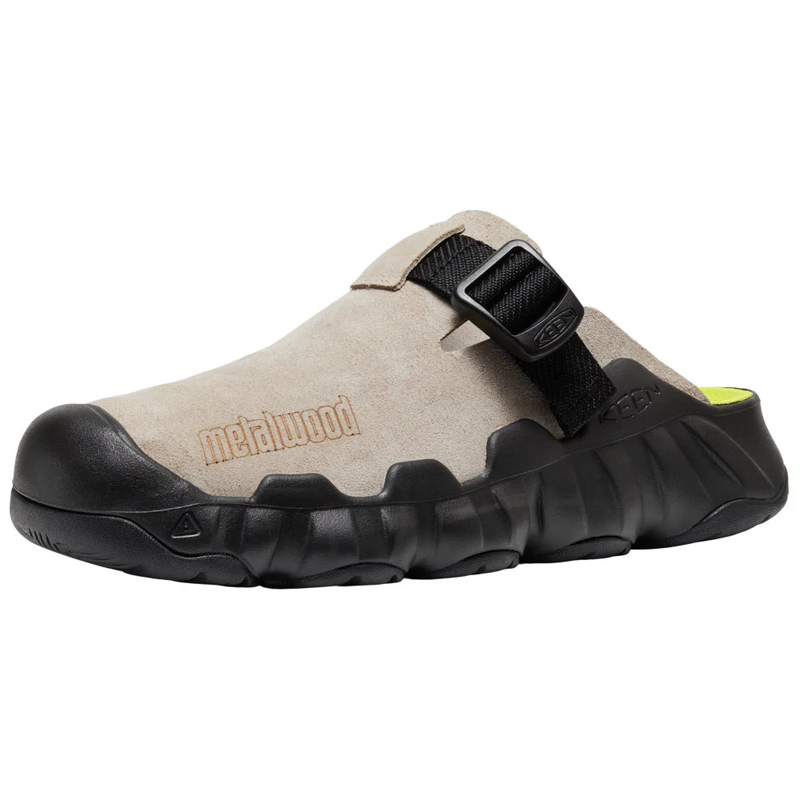 Keen Mens Hyperport Clog Leather Sandals (Metalwood Plaza) | Sportpurs