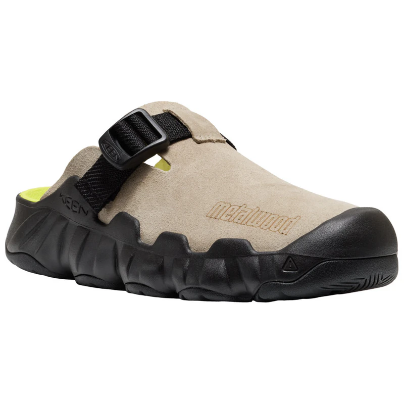 Keen Mens Hyperport Clog Leather Sandals (Metalwood Plaza) | Sportpurs