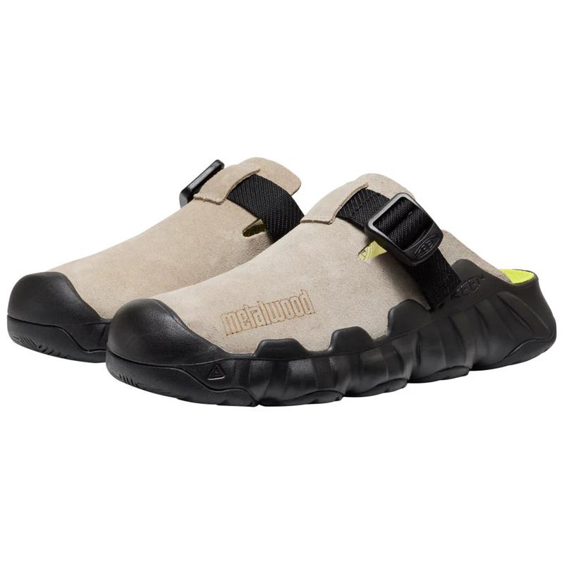 Keen Mens Hyperport Clog Leather Sandals (Metalwood Plaza) | Sportpurs