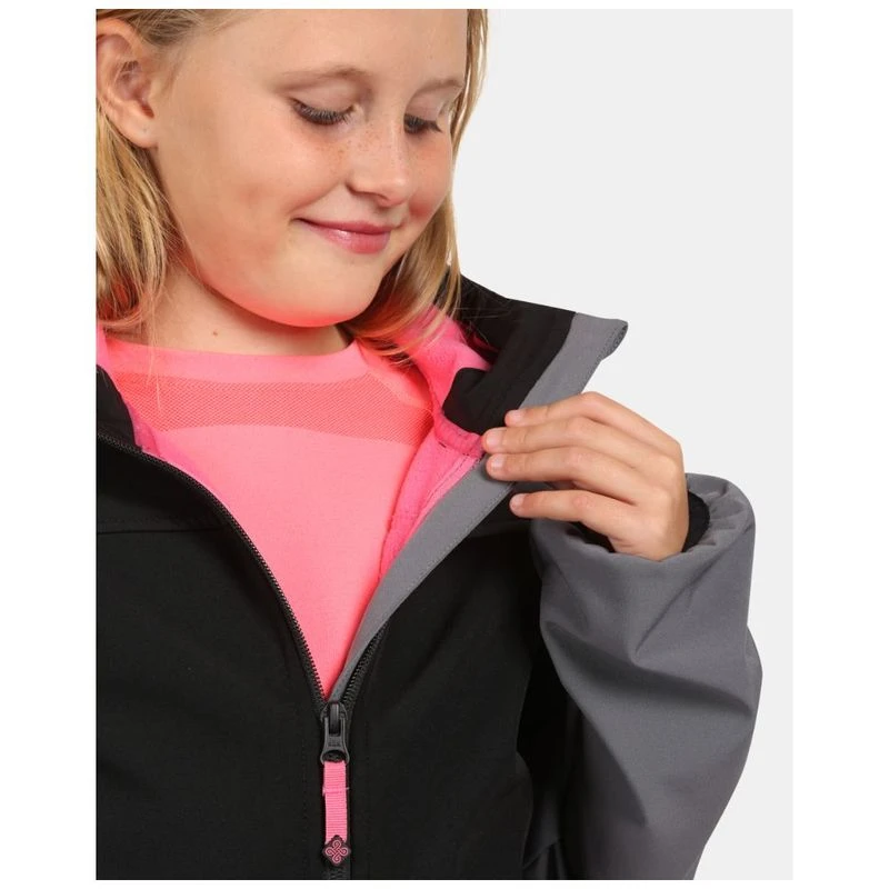 Kilpi Girls Ravia Jacket (Black) | Sportpursuit.com