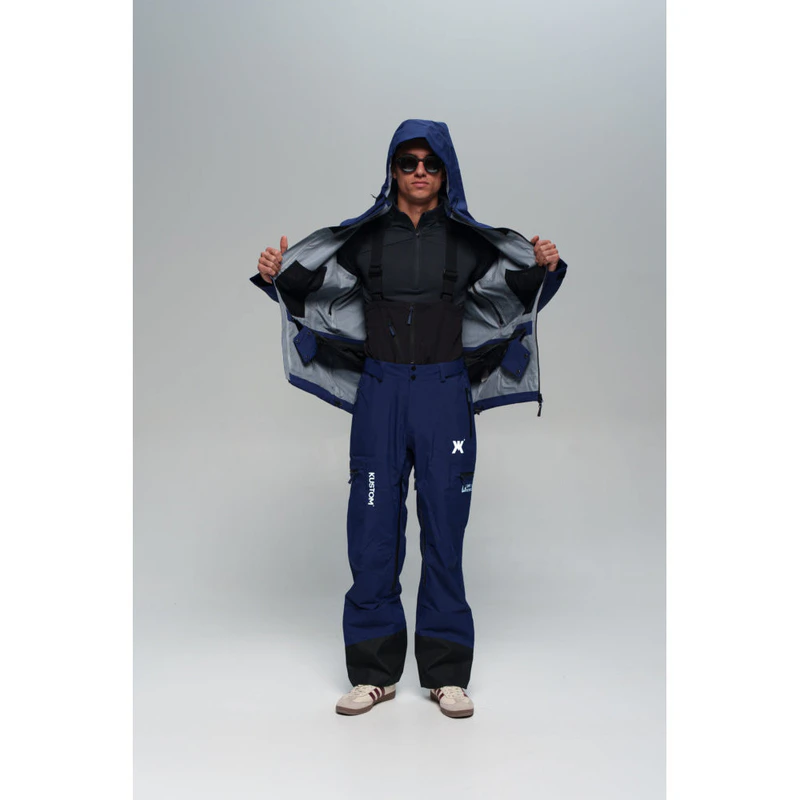 Quantino Jacket Kustom Mens Aquilo Ski Jacket (Navy) | Sportpursuit.com