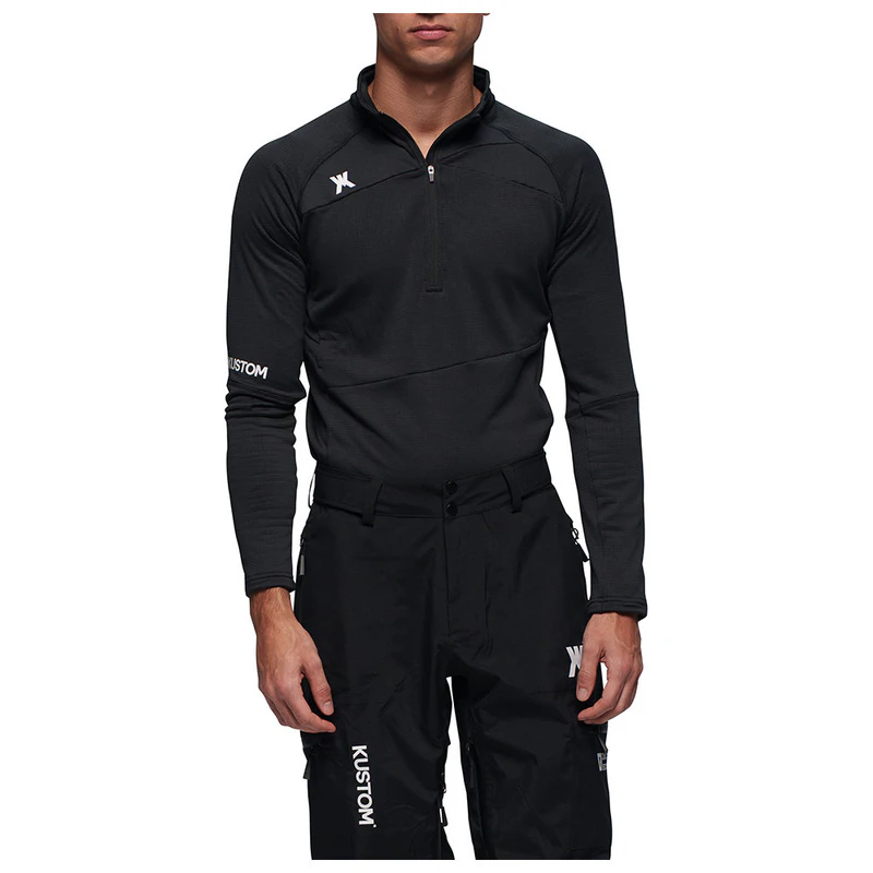 Kustom Mens Axis Baselayer Top (Black) | Sportpursuit.com