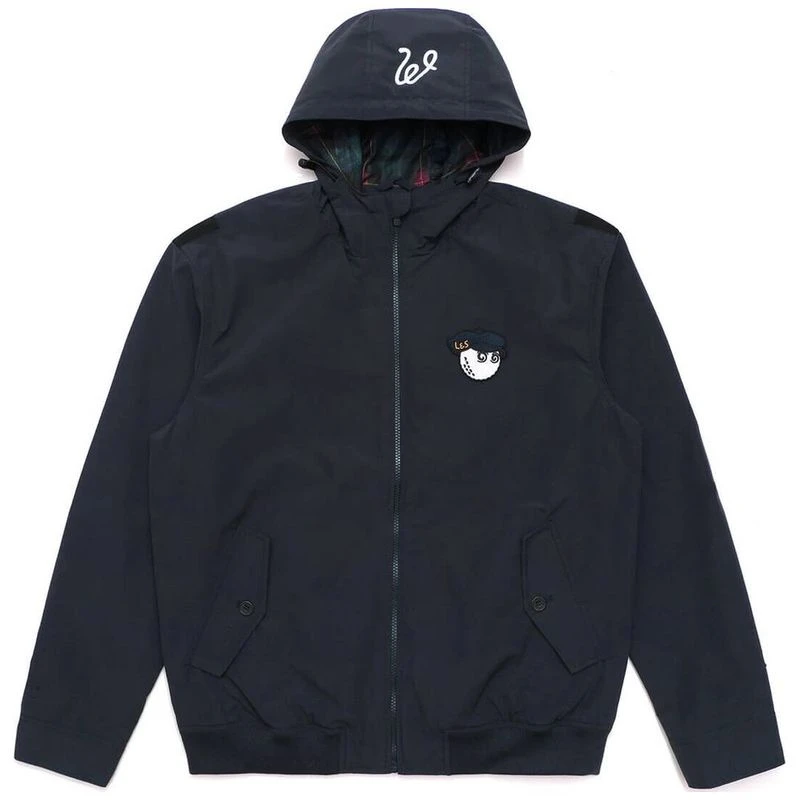 Lyle & Scott Mens Malbon x L&S Golf Jacket (Navy) | Sportpursuit.com