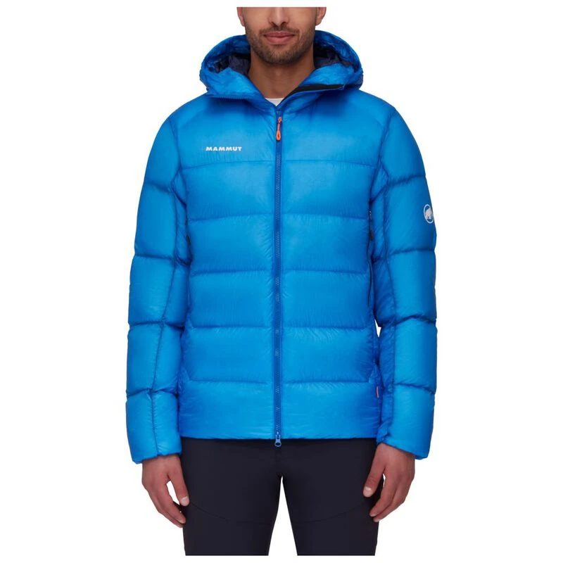 Mammut Mens Meron IN Hooded Down Jacket (Ice) | Sportpursuit.com