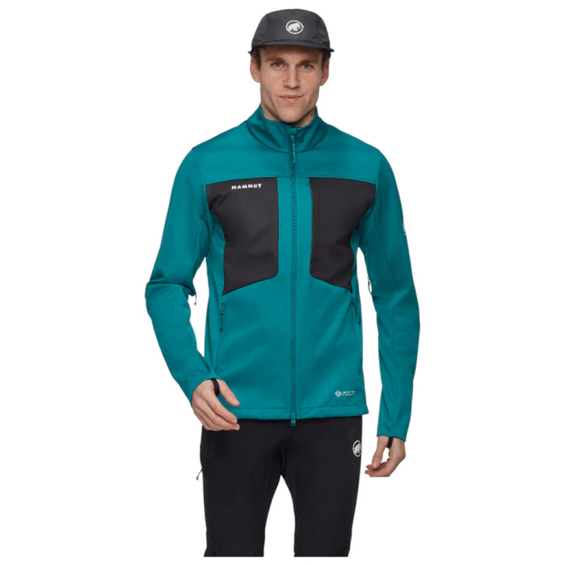 Mammut Mens Ultimate VIII SO Jacket (Blue) | Sportpursuit.com