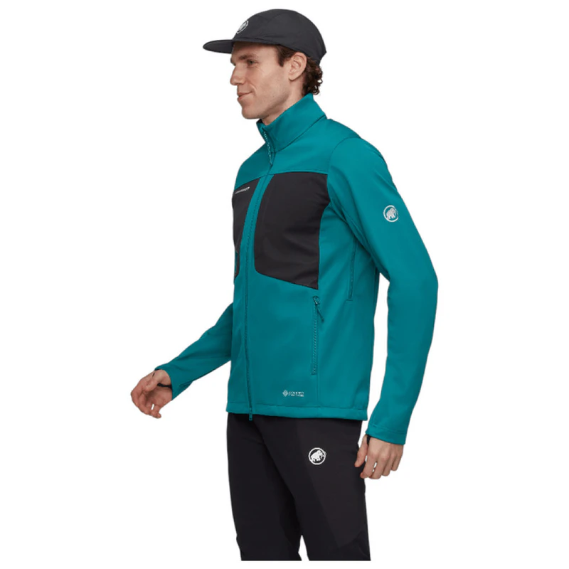 Mammut Mens Ultimate VIII SO Jacket (Blue) | Sportpursuit.com