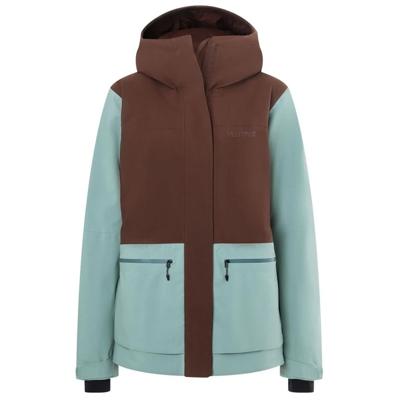 Marmot Womens Refuge Jacket (Chocolate/Blue Agave) | Sportpursuit.com