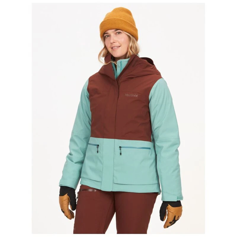 Marmot Women's Refuge Pant XL ブルーサファイア Marmot Womens Refuge Jacket (Chocolate/Blue Agave) | Sportpursuit.com