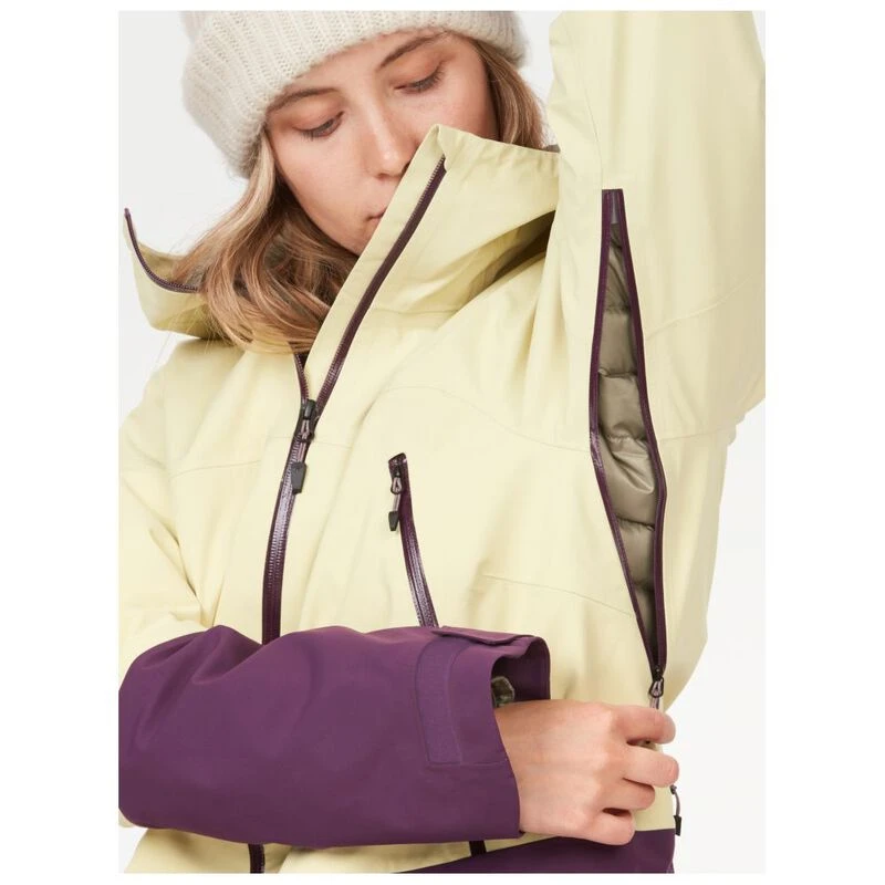 Marmot Womens Orion GTX Jacket (Wheat/Purple Fig) | Sportpursuit.com