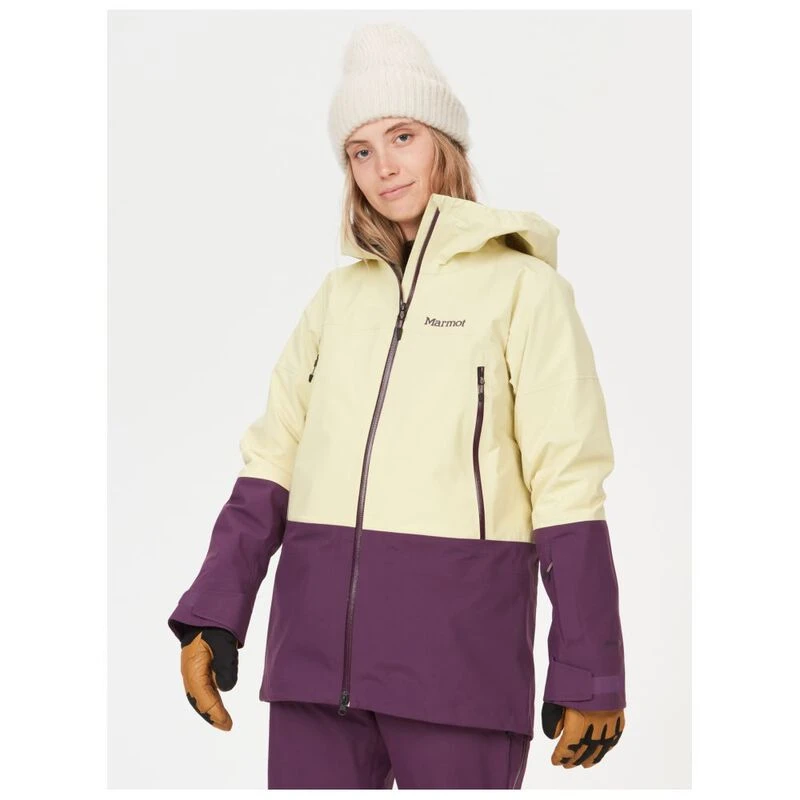 Marmot Womens Orion GTX Jacket (Wheat/Purple Fig) | Sportpursuit.com