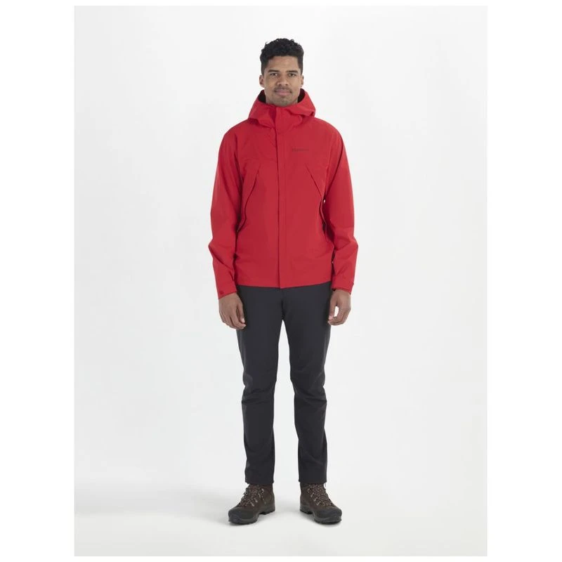 Marmot Mens PreCip Eco Pro Jacket (Team Red) | Sportpursuit.com