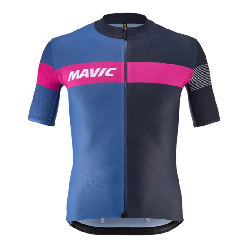 Mavic Mens Cosmic Graphic Jersey (Raven) | Sportpursuit.com