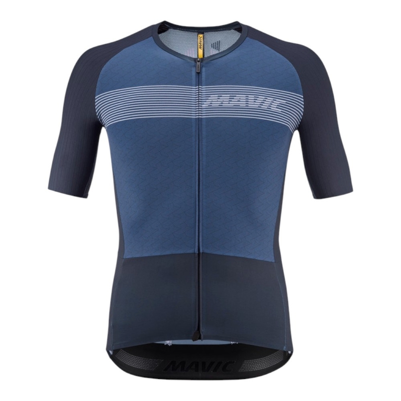 Mavic Mens Cosmic Graphic Jersey (Raven) | Sportpursuit.com