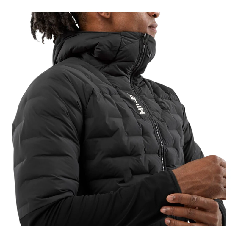 Millet Mens M White Hybrid Down Jacket (Black) | Sportpursuit.com
