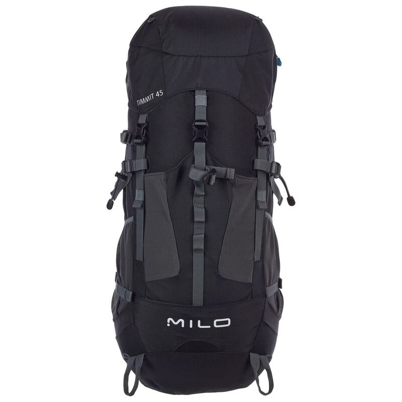 Timmit Milo Timmit 45L Daysack (Black/Blue Lagoon) | Sportpursuit.com