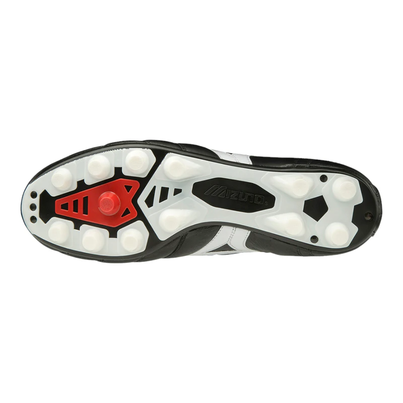 Mizuno Morelia II Japan MD Firm Ground Football Boots (Black/White/Chi