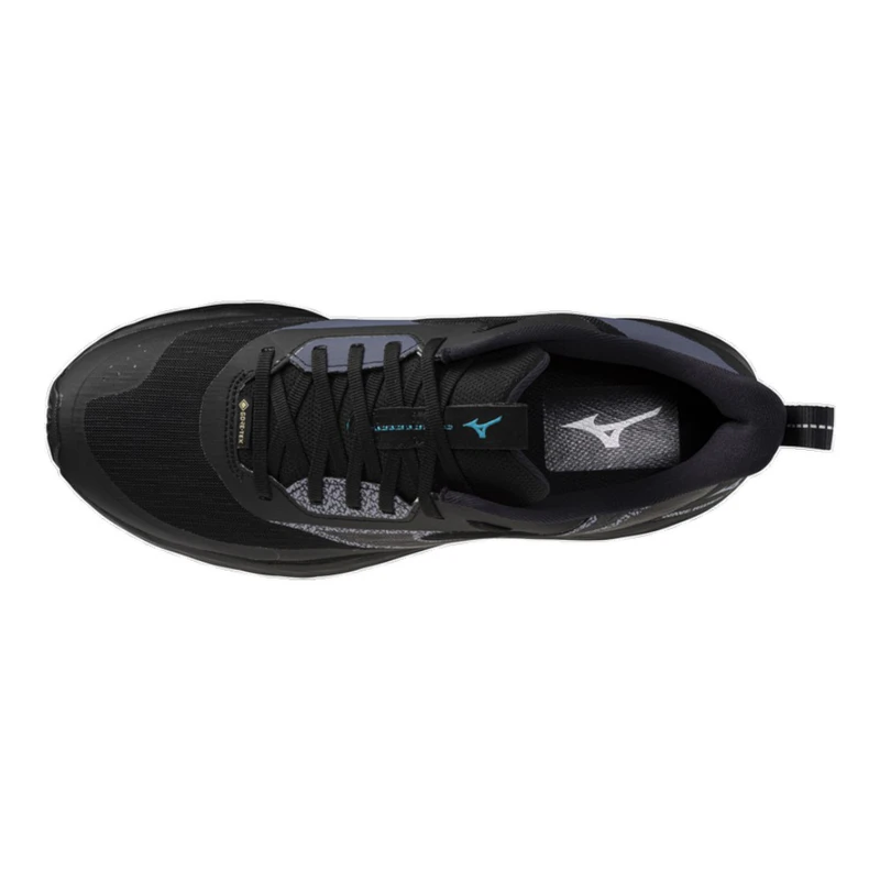 Mizuno Mens Wave Rider GTX 3 Running Shoes (Black) | Sportpursuit.com