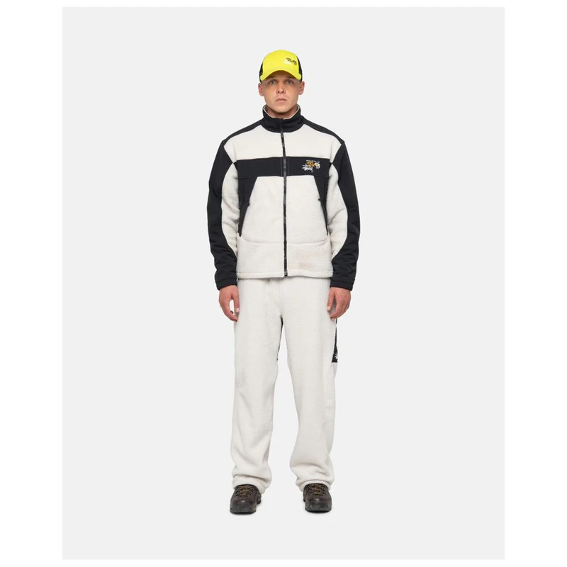 Mountain Hardwear Mens MHW X Stüssy Fleece Jacket (Stone
