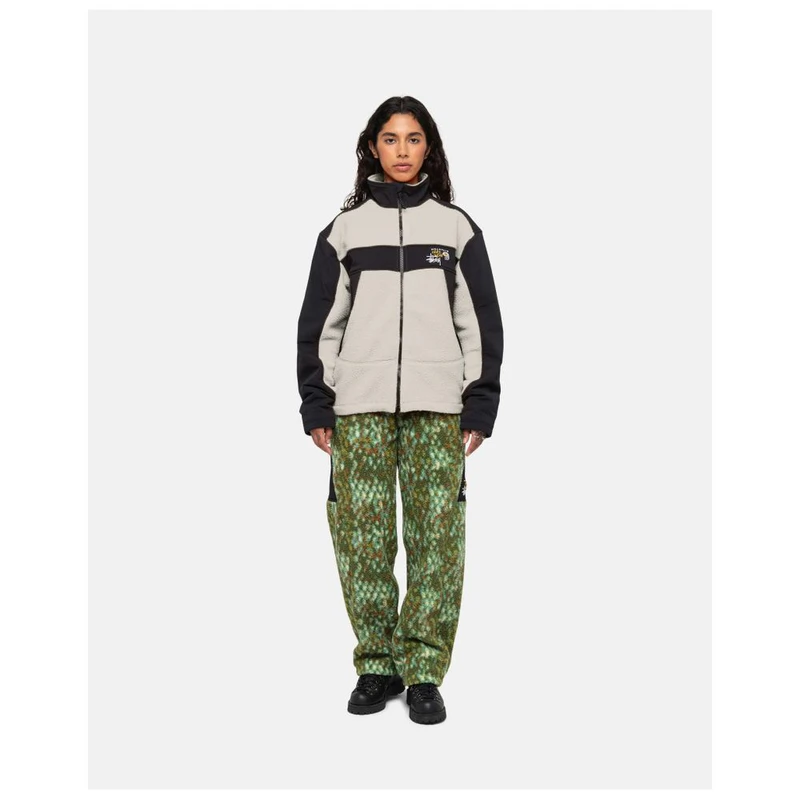 Mountain Hardwear Mens MHW X Stüssy Fleece Jacket (Stone