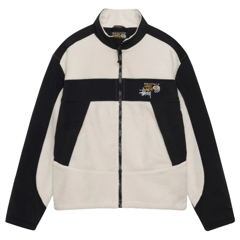 Mountain Hardwear Mens MHW X Stüssy Fleece Jacket (Stone
