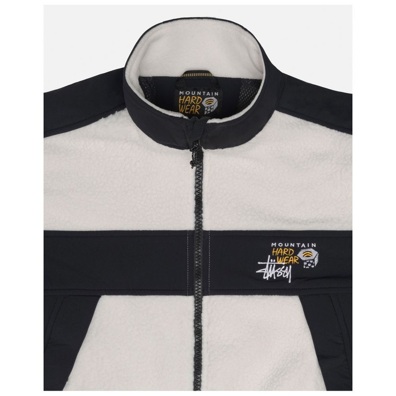Mountain Hardwear Mens MHW X Stüssy Fleece Jacket (Stone