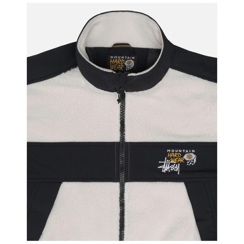Mountain Hardwear Mens MHW X Stüssy Fleece Jacket (Stone