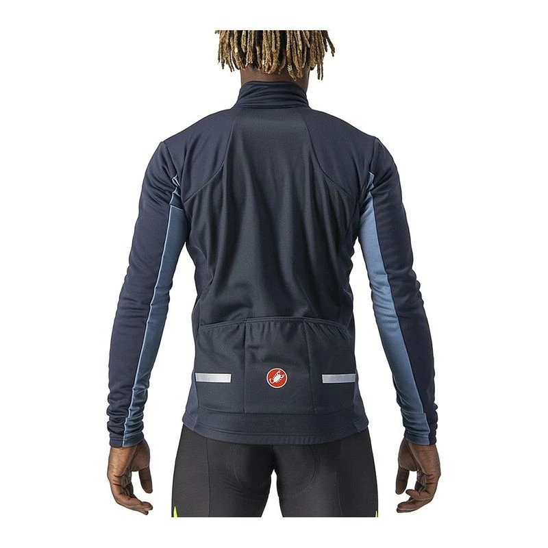 Castelli Mens Mortirolo 6S Jacket (Blue/Silver) | Sportpursuit.com