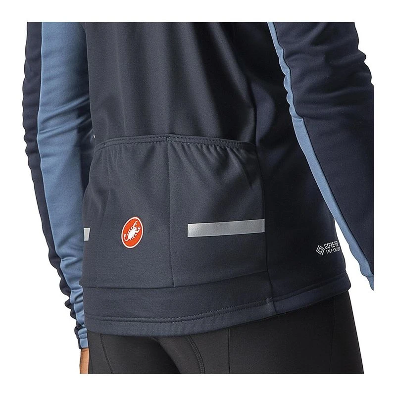 Castelli Mens Mortirolo 6S Jacket (Blue/Silver) | Sportpursuit.com