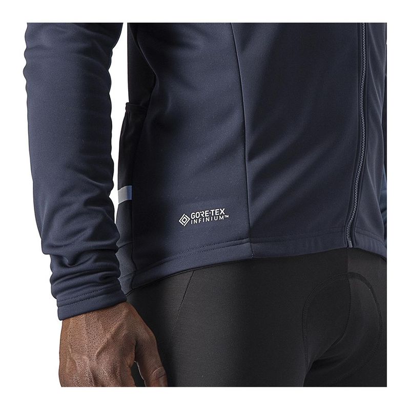 Castelli Mens Mortirolo 6S Jacket (Blue/Silver) | Sportpursuit.com