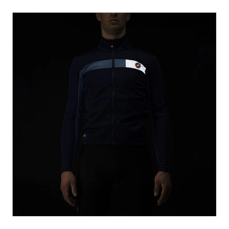 Castelli Mens Mortirolo 6S Jacket (Blue/Silver) | Sportpursuit.com