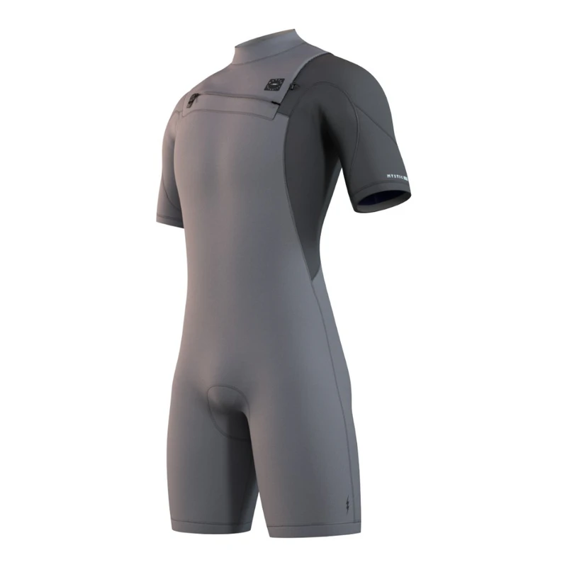 Mystic ショートジョン2mm Sサイズ Mystic Mens Marshall 3/2mm FZ Shorties (Light Grey) | Sportpursuit.com