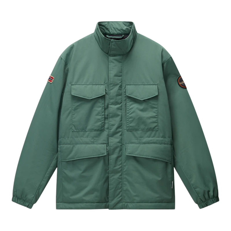 Napapijri Mens Adeen Casual Jacket (Green) | Sportpursuit.com