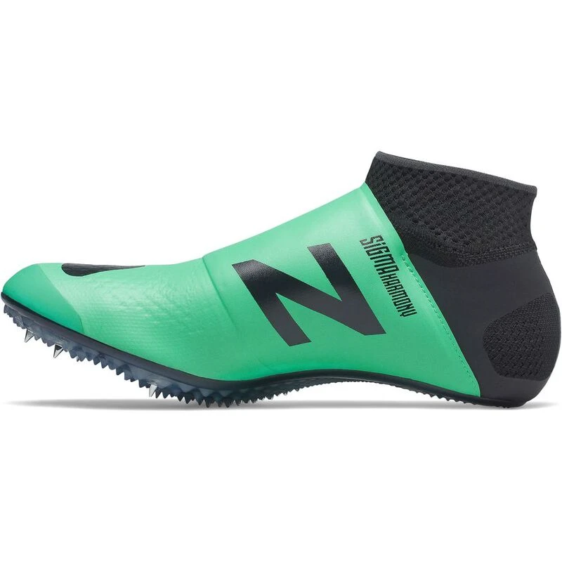 New Balance Mens Sigma Harmony Running Spikes (Green/Black) | Sportpur